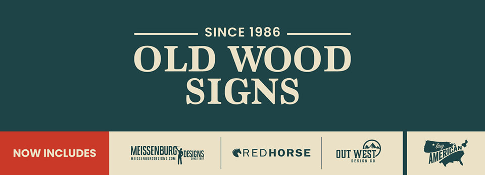 Old Wood Signs Banner