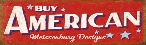 Vintage signs made in USA from Meissenburg Designs. Customization